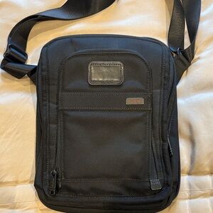 Tumi Black Messenger Bag